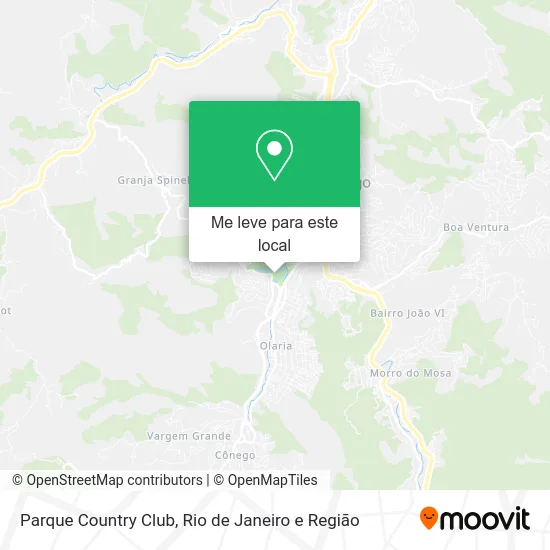 Parque Country Club mapa