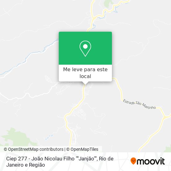 Ciep 277 - João Nicolau Filho ""Janjão"" mapa