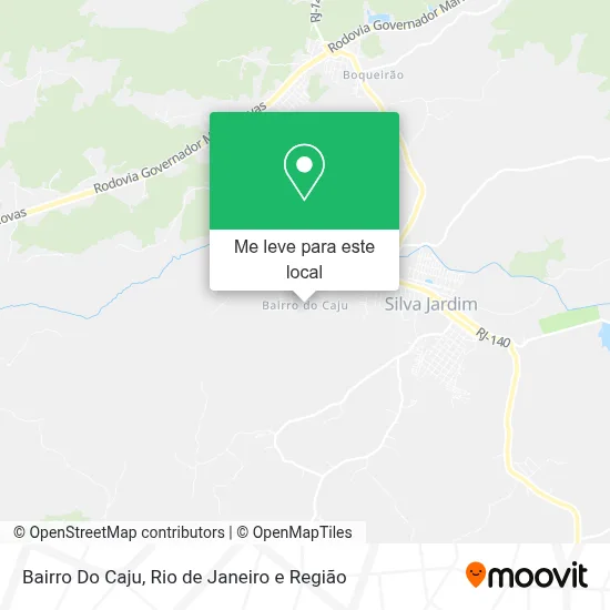 Bairro Do Caju mapa