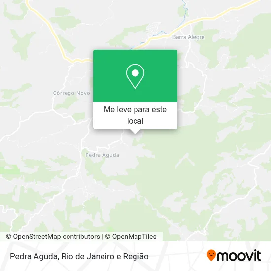 Pedra Aguda mapa
