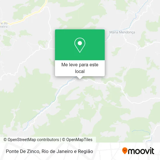 Ponte De Zinco mapa