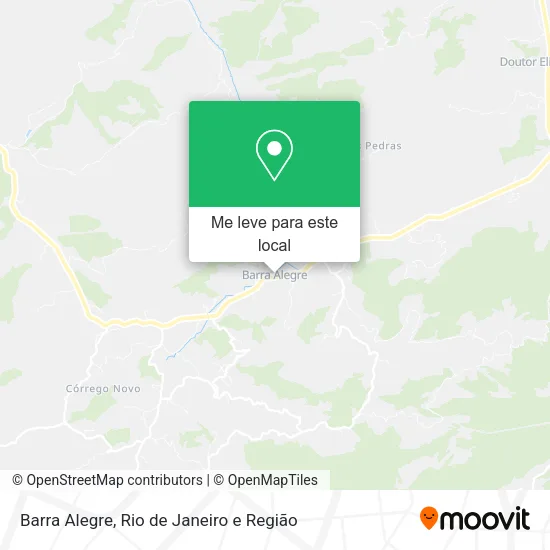 Barra Alegre mapa
