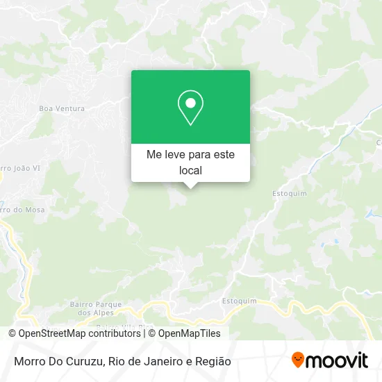 Morro Do Curuzu mapa