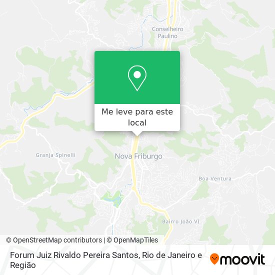 Forum Juiz Rivaldo Pereira Santos mapa