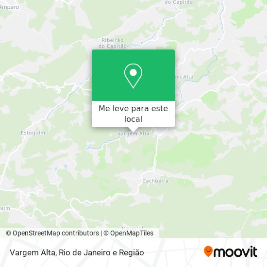 Vargem Alta mapa