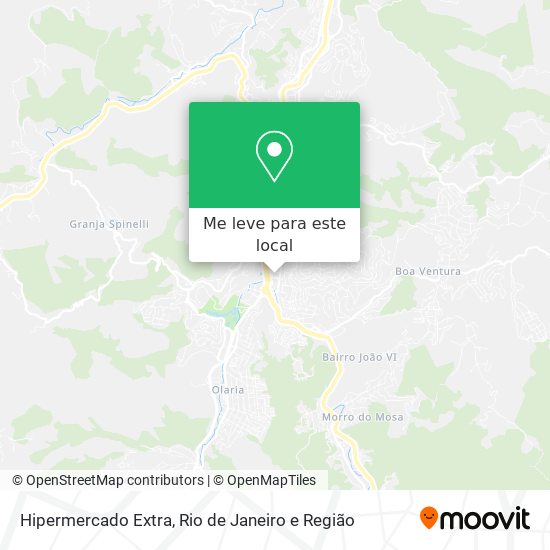 Hipermercado Extra mapa