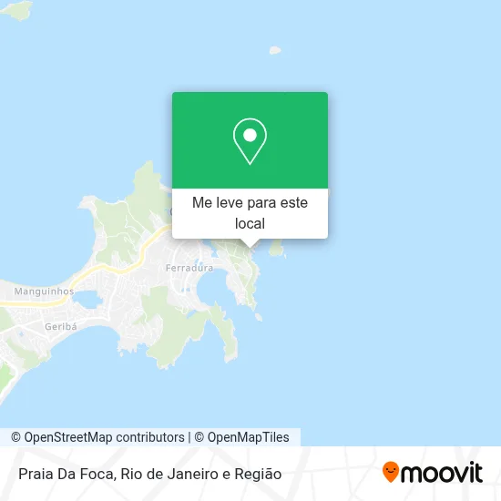 Praia Da Foca mapa
