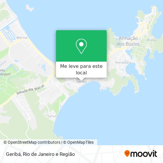Geribá mapa