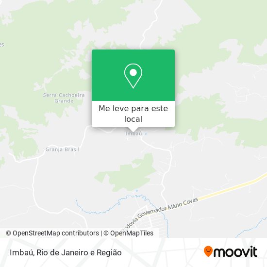 Imbaú mapa