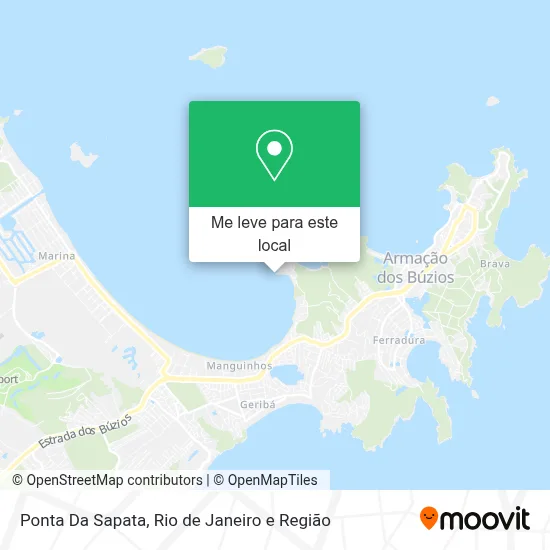 Ponta Da Sapata mapa