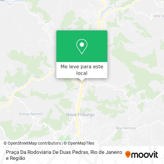 Praça Da Rodoviária De Duas Pedras mapa