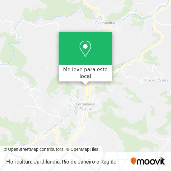 Floricultura Jardilândia mapa