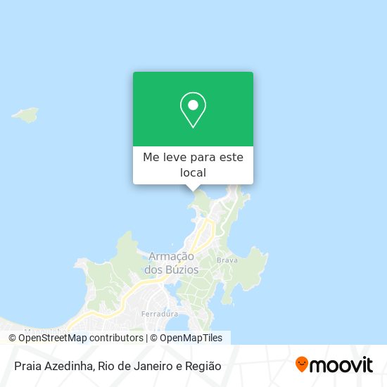 Praia Azedinha mapa
