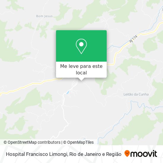 Hospital Francisco Limongi mapa