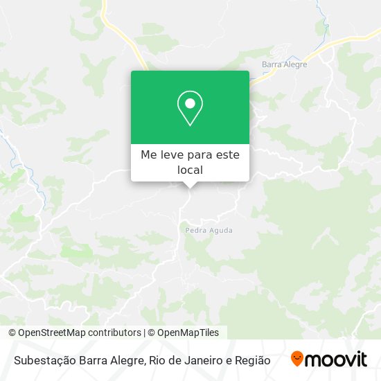 Subestação Barra Alegre mapa