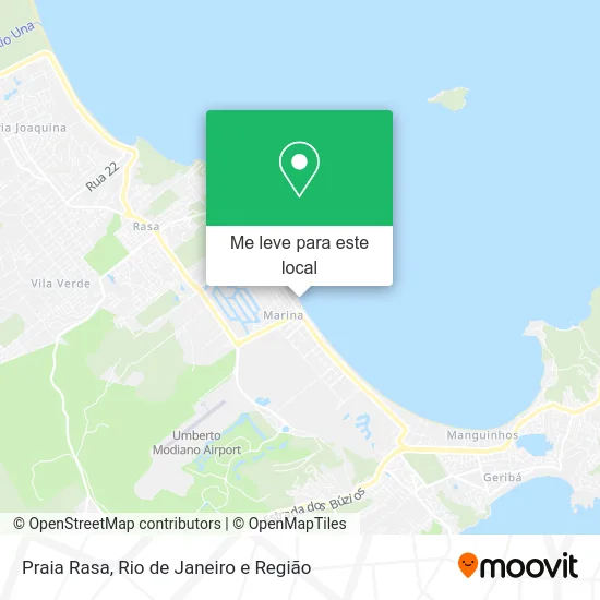 Praia Rasa mapa
