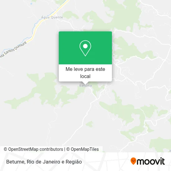 Betume mapa
