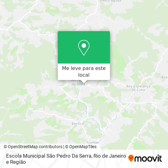 Escola Municipal São Pedro Da Serra mapa