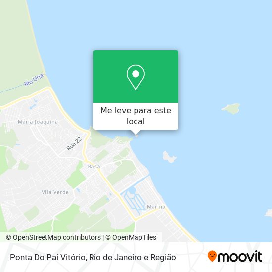 Ponta Do Pai Vitório mapa