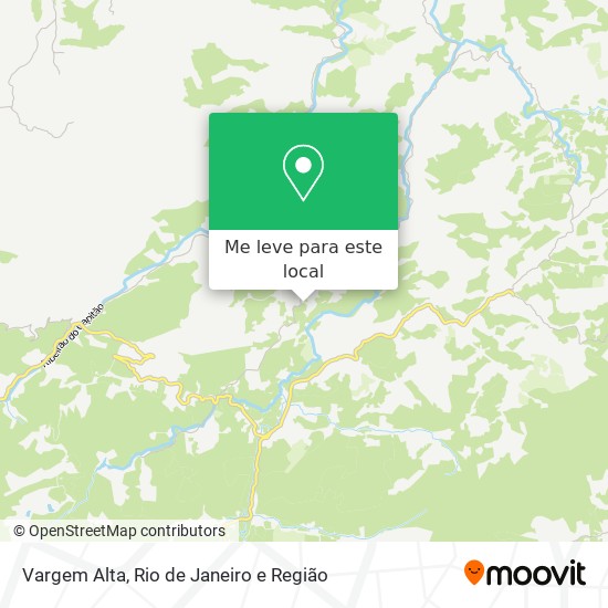 Vargem Alta mapa