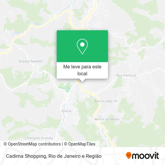 Cadima Shopping mapa