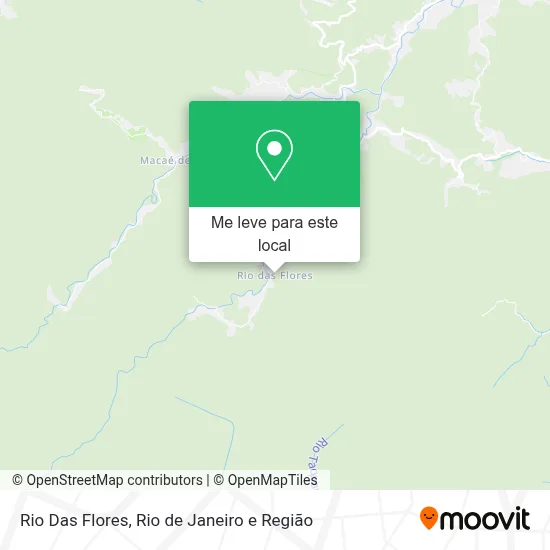 Rio Das Flores mapa