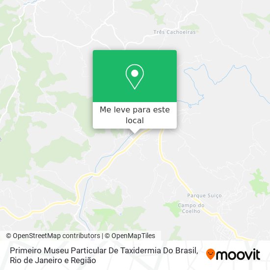 Primeiro Museu Particular De Taxidermia Do Brasil mapa