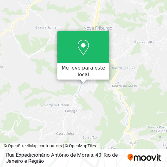Rua Expedicionário Antônio de Morais, 40 mapa