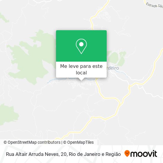 Rua Altair Arruda Neves, 20 mapa