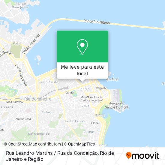 Rua Leandro Martins / Rua da Conceição mapa