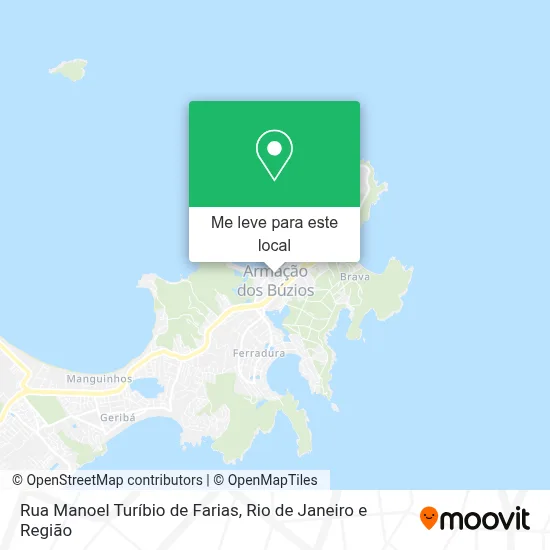 Rua Manoel Turíbio de Farias mapa