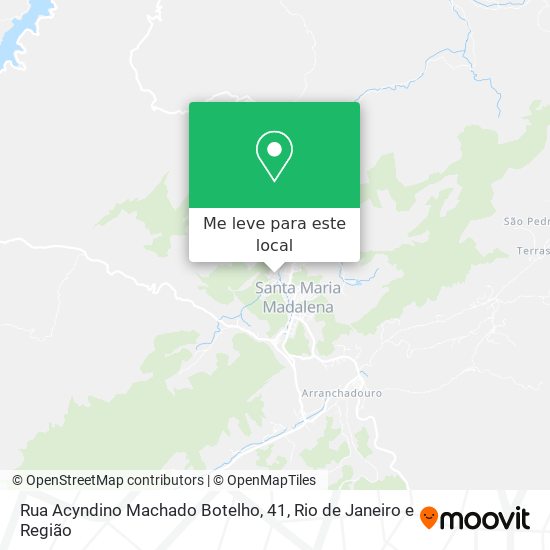 Rua Acyndino Machado Botelho, 41 mapa
