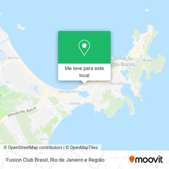Fusion Club Brasil mapa