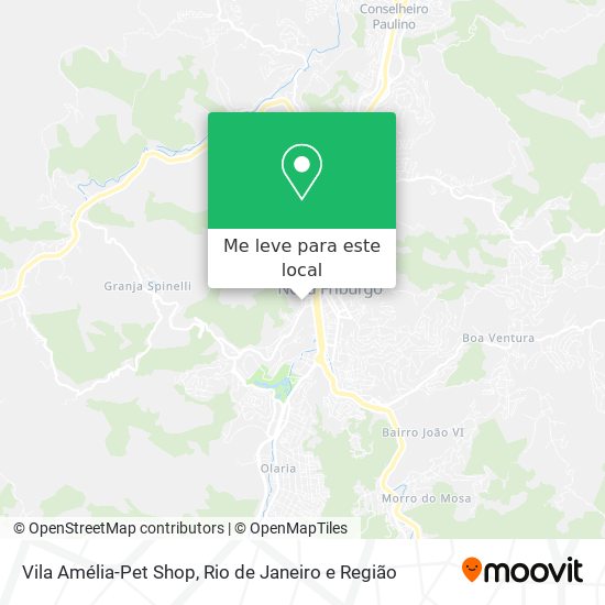 Vila Amélia-Pet Shop mapa