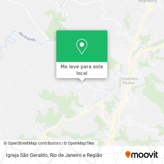 Igreja São Geraldo mapa