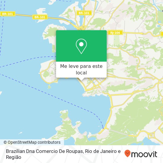 Brazilian Dna Comercio De Roupas mapa