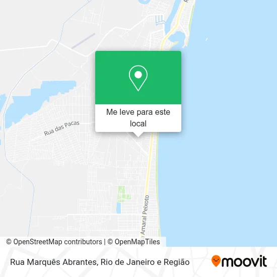 Rua Marquês Abrantes mapa