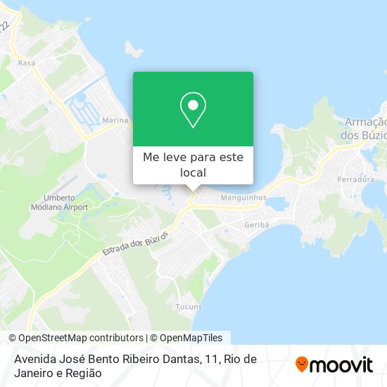 Avenida José Bento Ribeiro Dantas, 11 mapa
