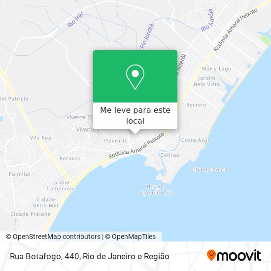 Rua Botafogo, 440 mapa