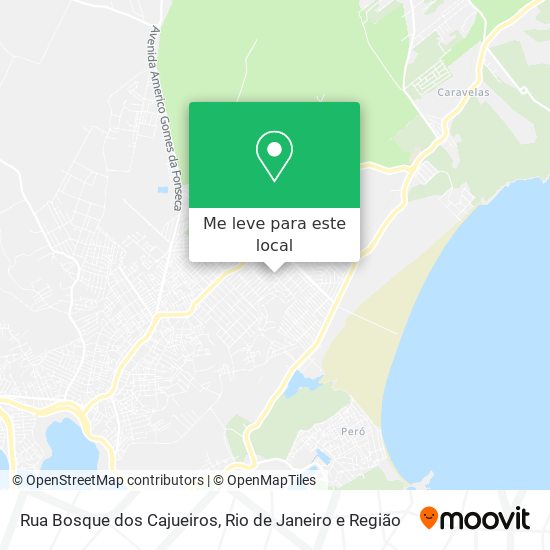 Rua Bosque dos Cajueiros mapa