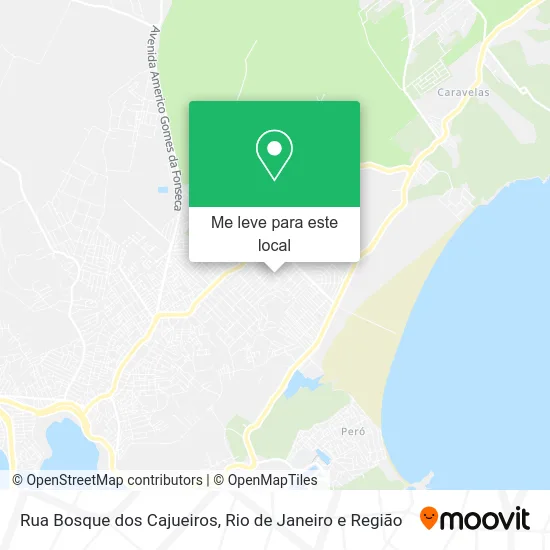 Rua Bosque dos Cajueiros mapa