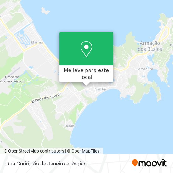 Rua Guriri mapa