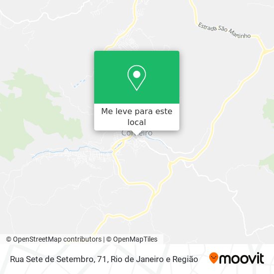 Rua Sete de Setembro, 71 mapa