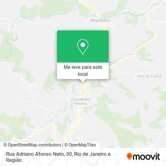 Rua Adriano Afonso Neto, 30 mapa