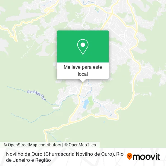 Novilho de Ouro mapa