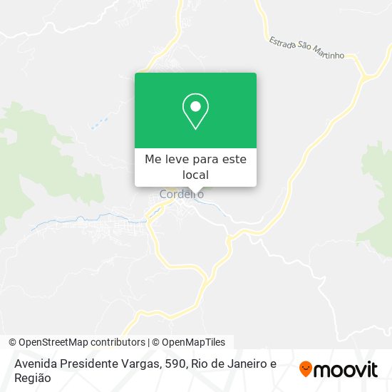Avenida Presidente Vargas, 590 mapa
