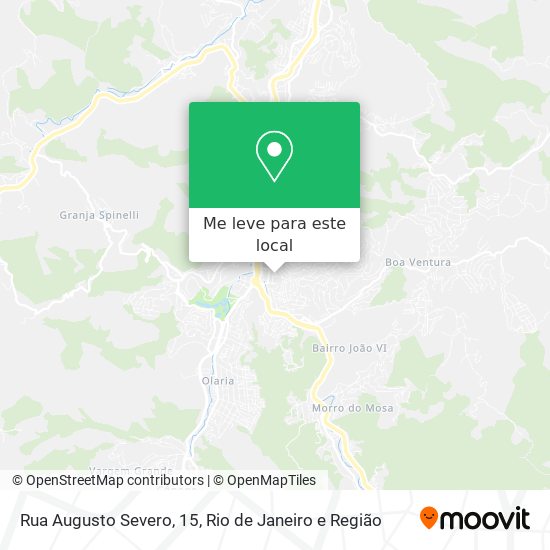 Rua Augusto Severo, 15 mapa