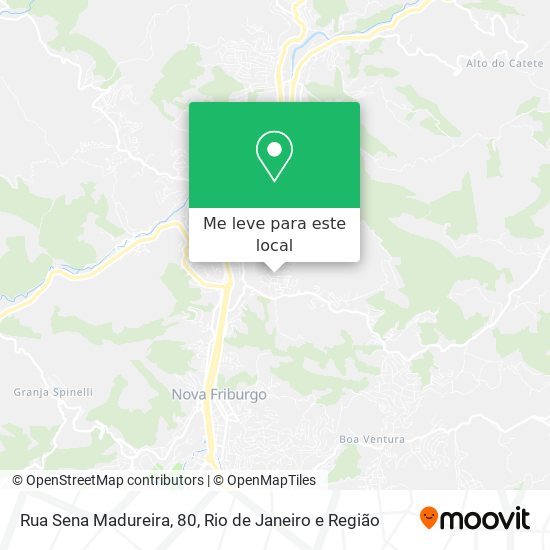 Rua Sena Madureira, 80 mapa