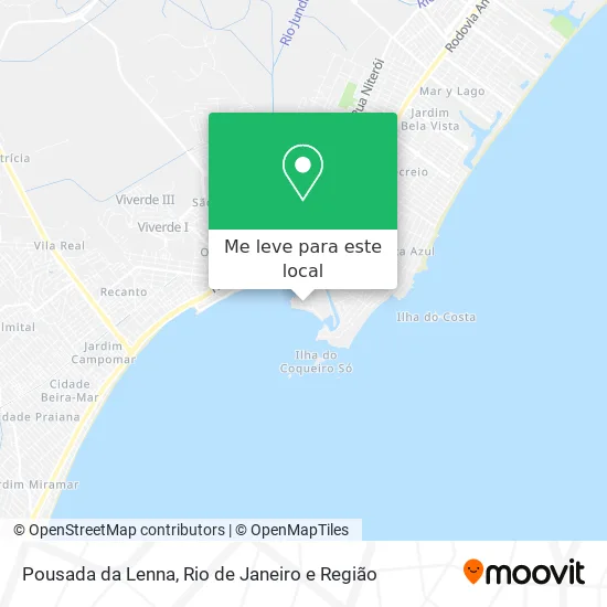 Pousada da Lenna mapa