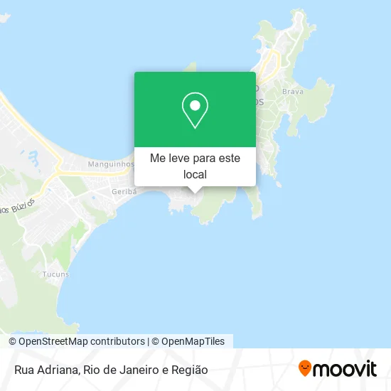 Rua Adriana mapa